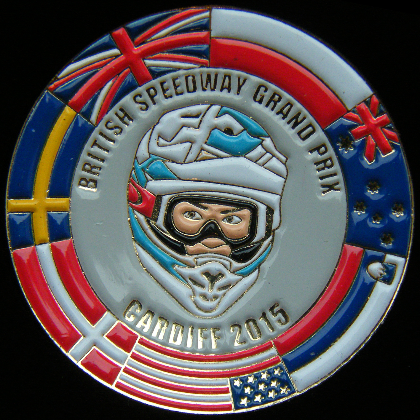 British Speedway Grand Prix Pin Badge