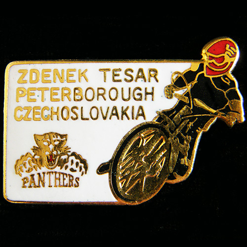 Zdenek Tesar Speedway lapel badge
