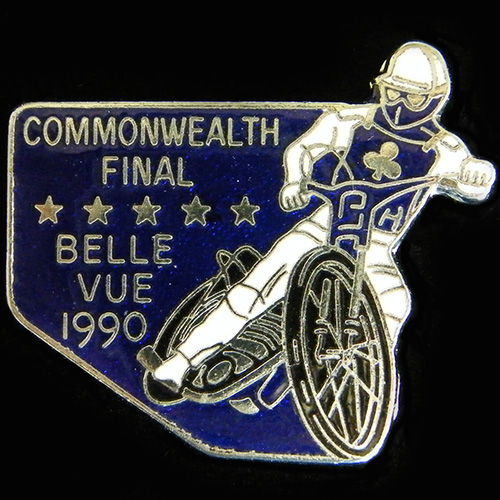  Commonwealth Final Speedway lapel badge