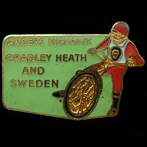 Anders Michanek Speedway lapel badge