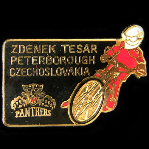 Zdenek Tesar Speedway lapel badge