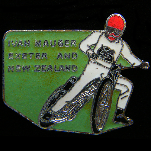 Ivan Mauger Speedway lapel badge