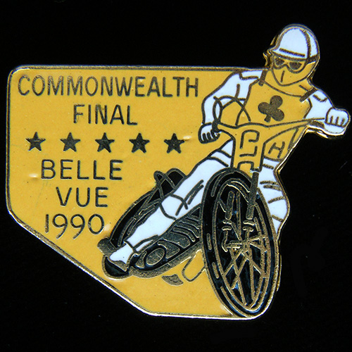  Commonwealth Final Speedway lapel badge