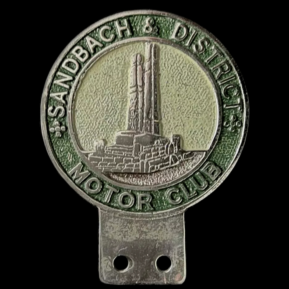 Sandbach & District Motor Club car badge