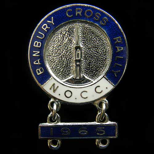 Banbury Cross Rally pin badge