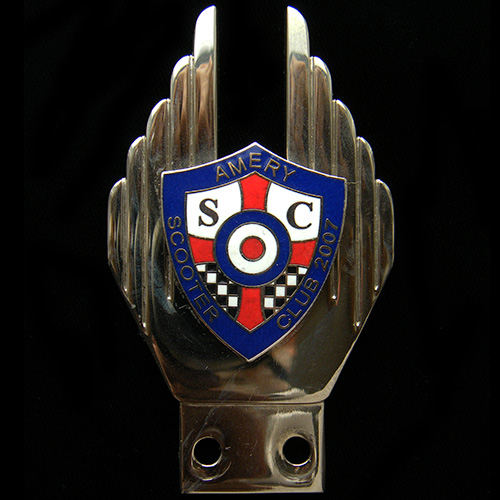 Amery Scooter Club Car badge