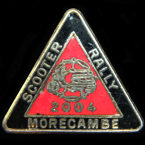 Scooter Rally pin badge