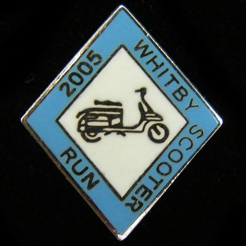 Scooter pin badge
