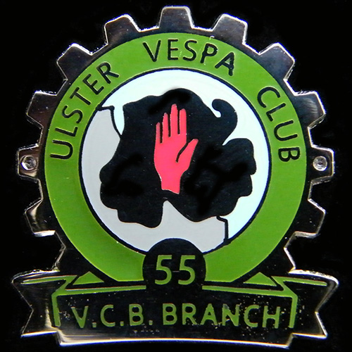 Scooter pin badge
