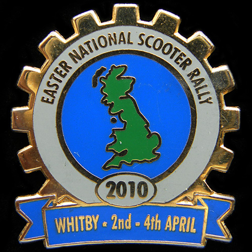 Scooter pin badge