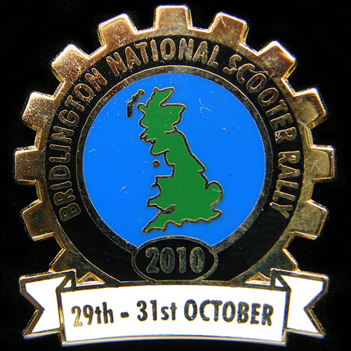 Scooter pin badge