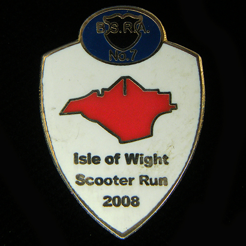 Scooter pin badge