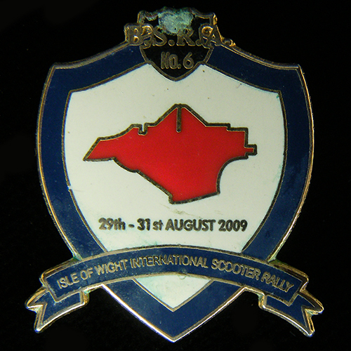 Scooter pin badge
