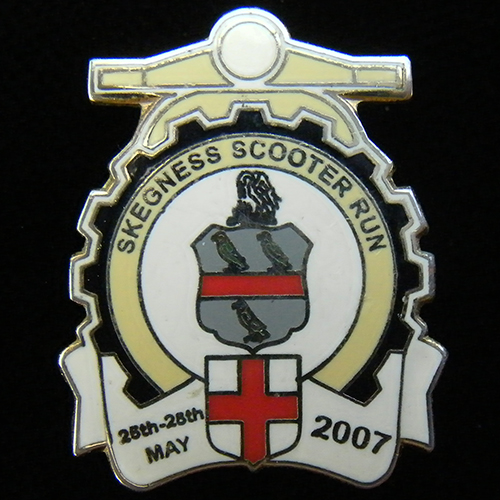 Scooter pin badge