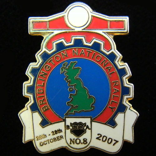 Scooter pin badge