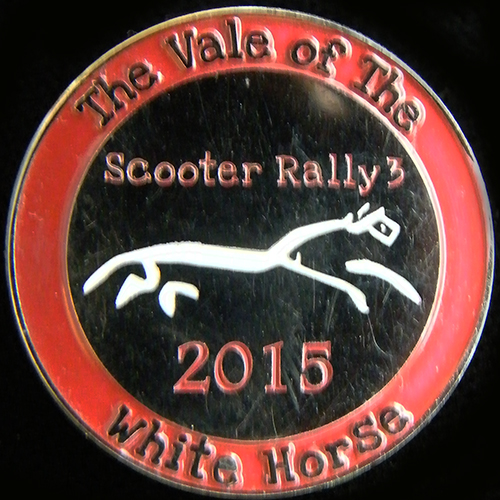 Scooter Rally pin badge