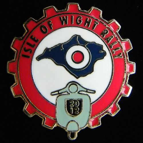 Scooter Rally pin badge