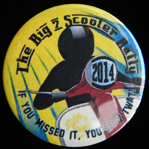 Scooter Rally pin badge