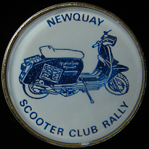 Scooter pin badge