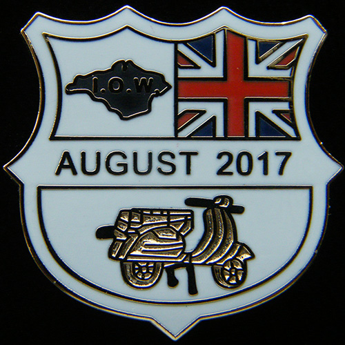 Scooter pin badge