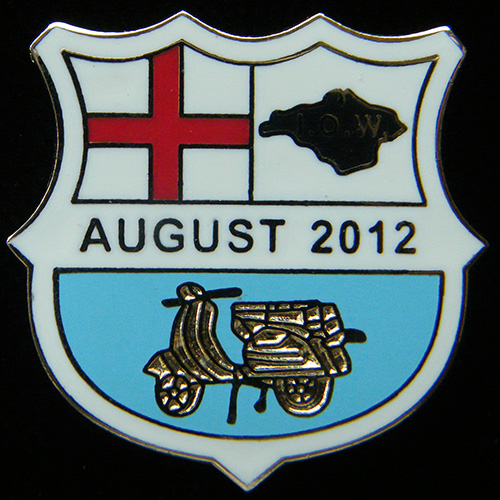 Scooter pin badge