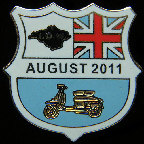 Scooter pin badge