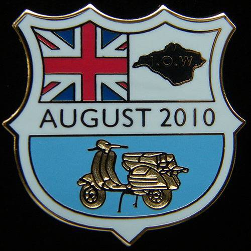 Scooter pin badge