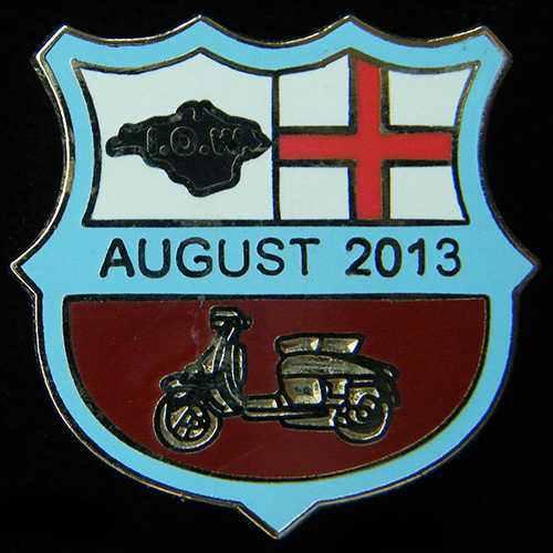 Scooter pin badge