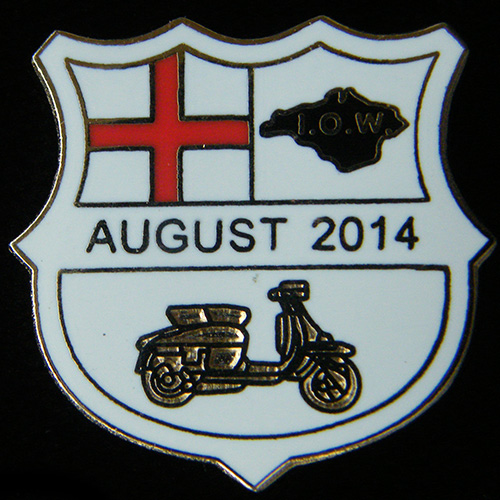 Scooter pin badge