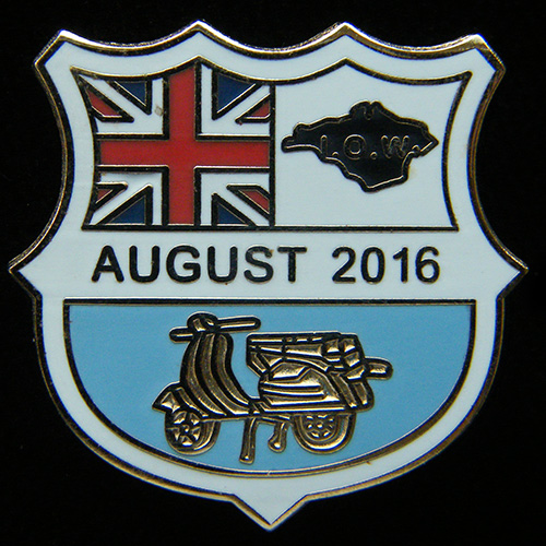 Scooter pin badge