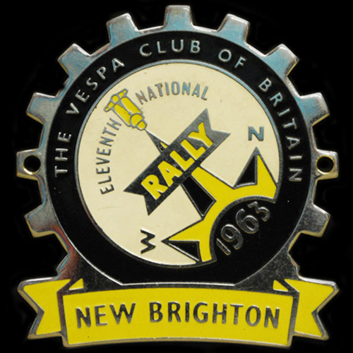 The Vespa Club of Britain Cog Badge 