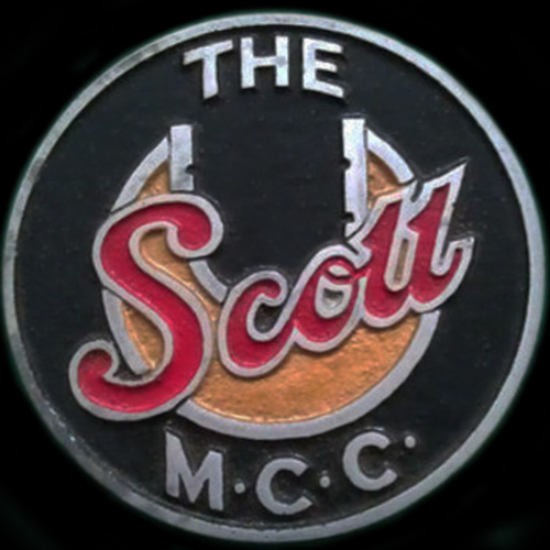 The Scott M.C.C.  car badge