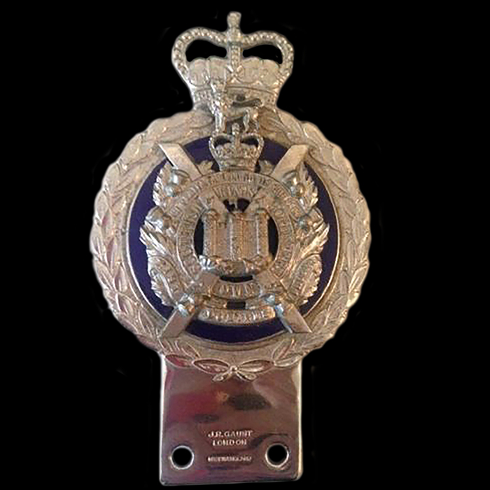 Scottish Kings Borderers car badge