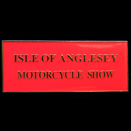 Isle of Anglesey Motorcycle Show Pin badge