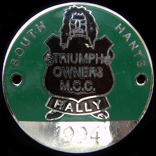South Hants Rally Lapel Badge