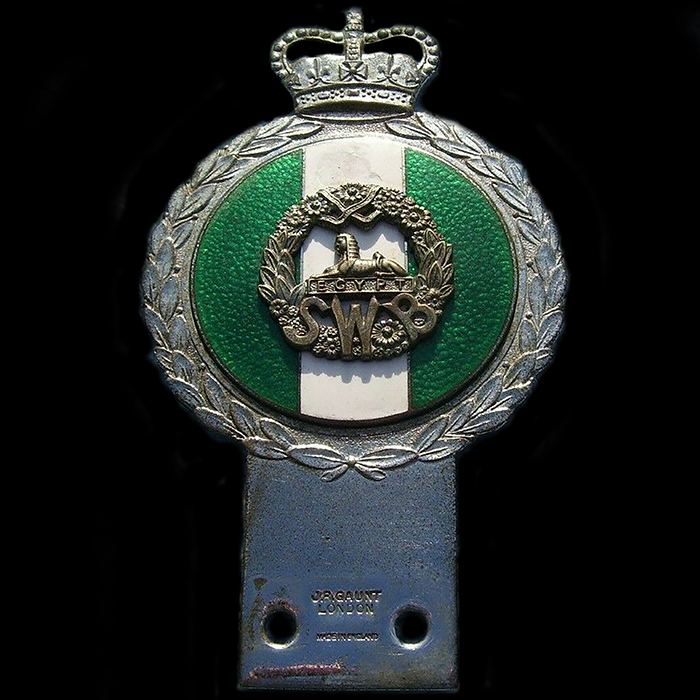 South Wales Borderers car badge