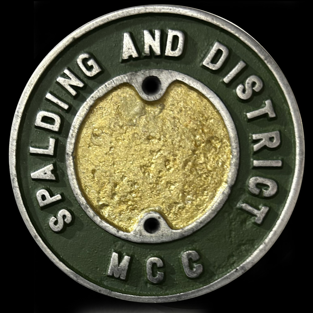 Spalding & District Motor Cycle Club car badge