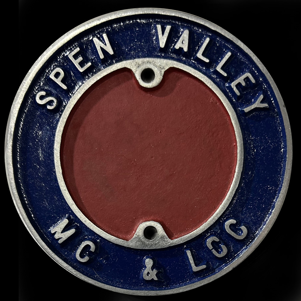 Spen Valley Motor Cycle & Light Car Club car badge