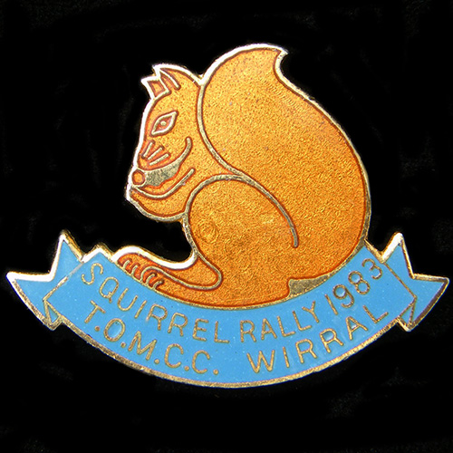 Squirrel Rally Pin badge