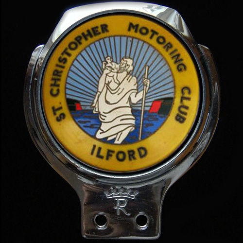 St Christopher Ilford Car Badge