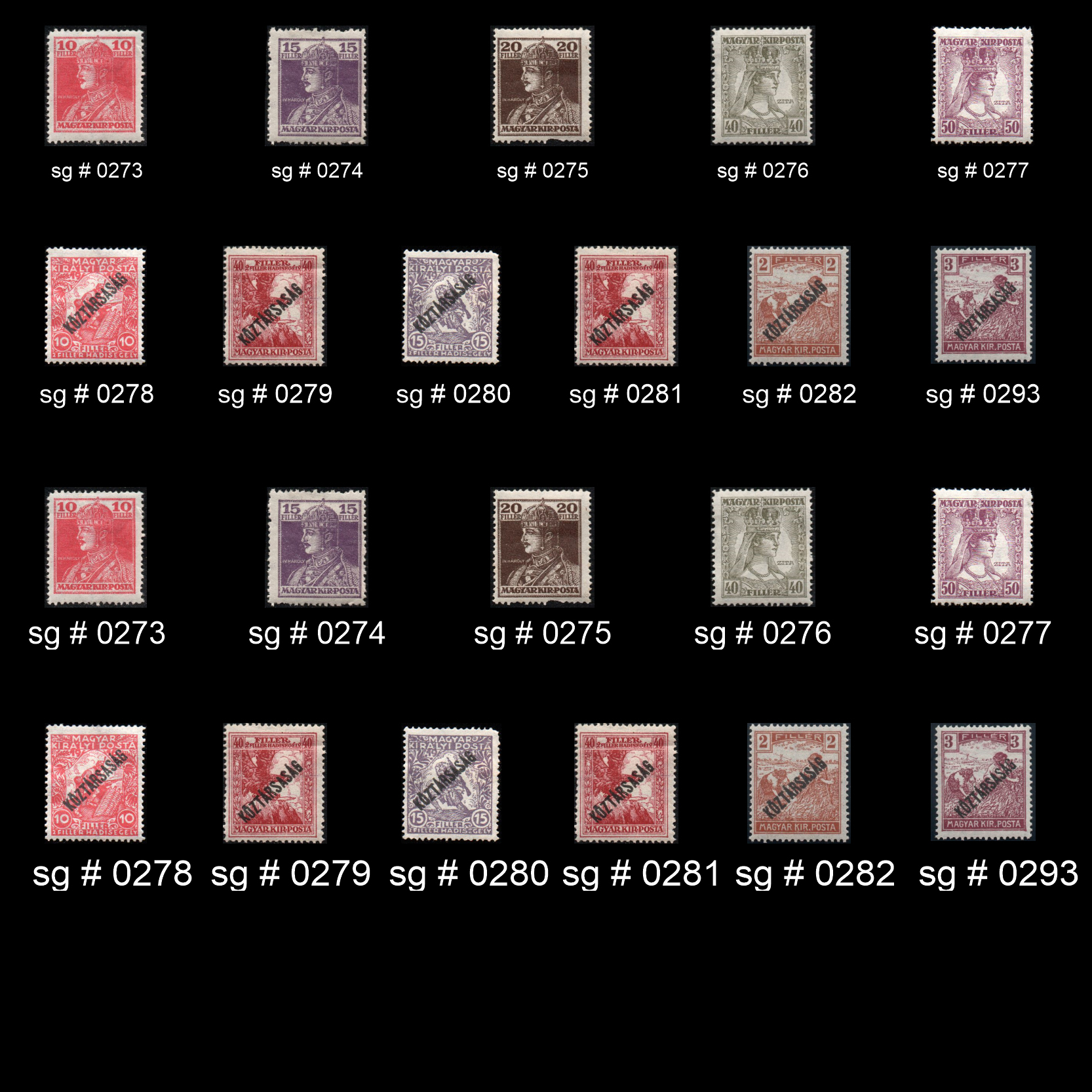 Stamp Test 1980 Page 09  print size 4, 5, 6, and 7