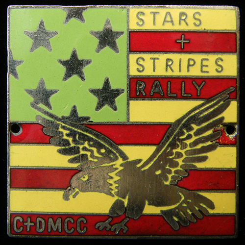 Stars & Stripes Rally Pin Badge