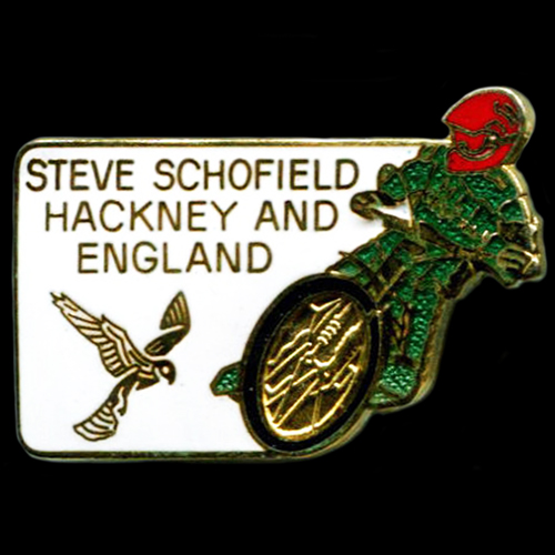 Steve Schofield Speedway lapel badge