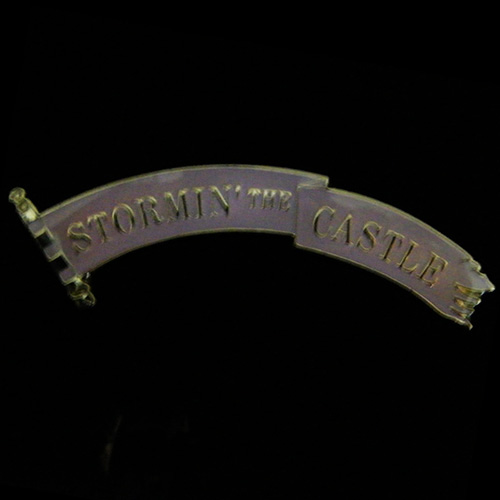 Stormin' the Castle Rally pin badge