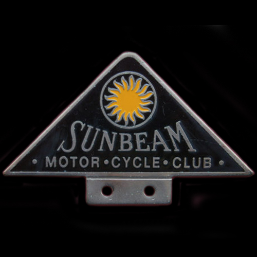 Sunbeam Motor Cycle Club car badge