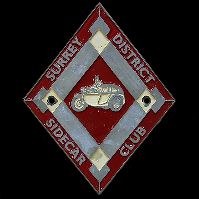 Surrey District Sidecar Club pin Badge
