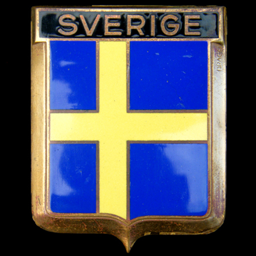 Sverige Car Badge (Drago) 