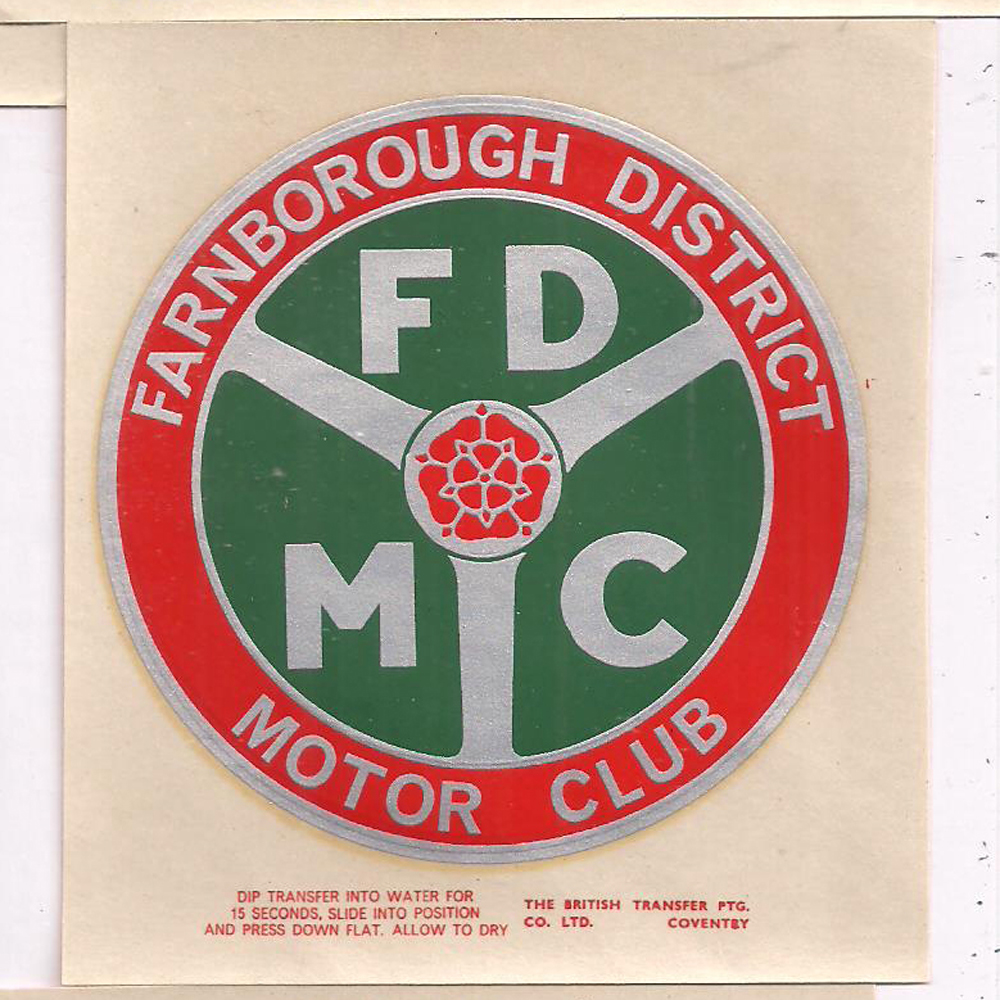 Transfer Farnborough District Motor Club
