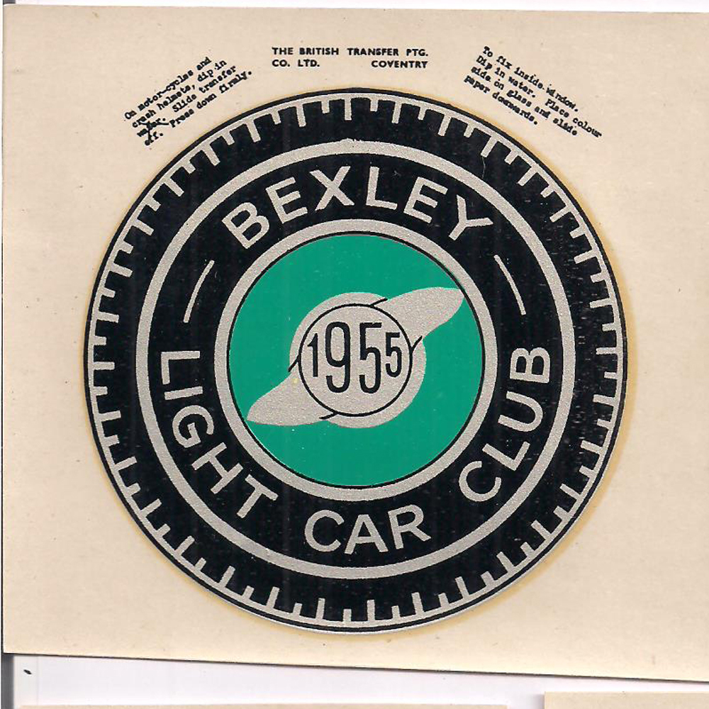 Transfer Bexley Light Car Club