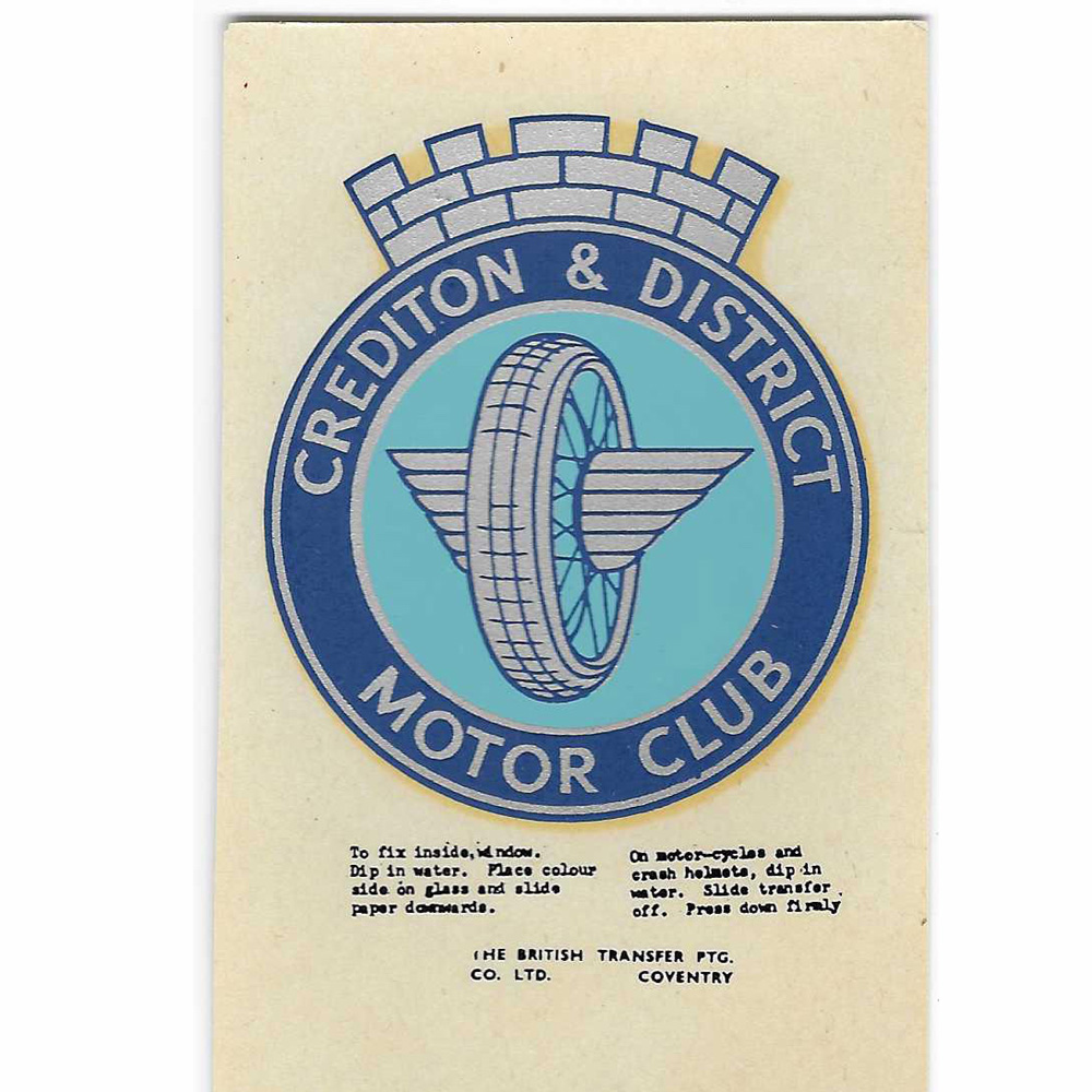 Transfer Crediton & District Motor Club